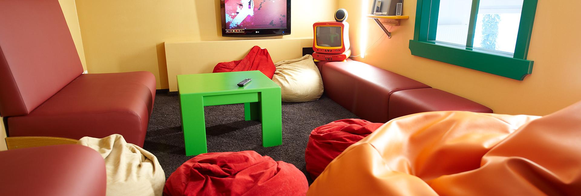 Indoor- und Outdoor Spielplatz im Hotel